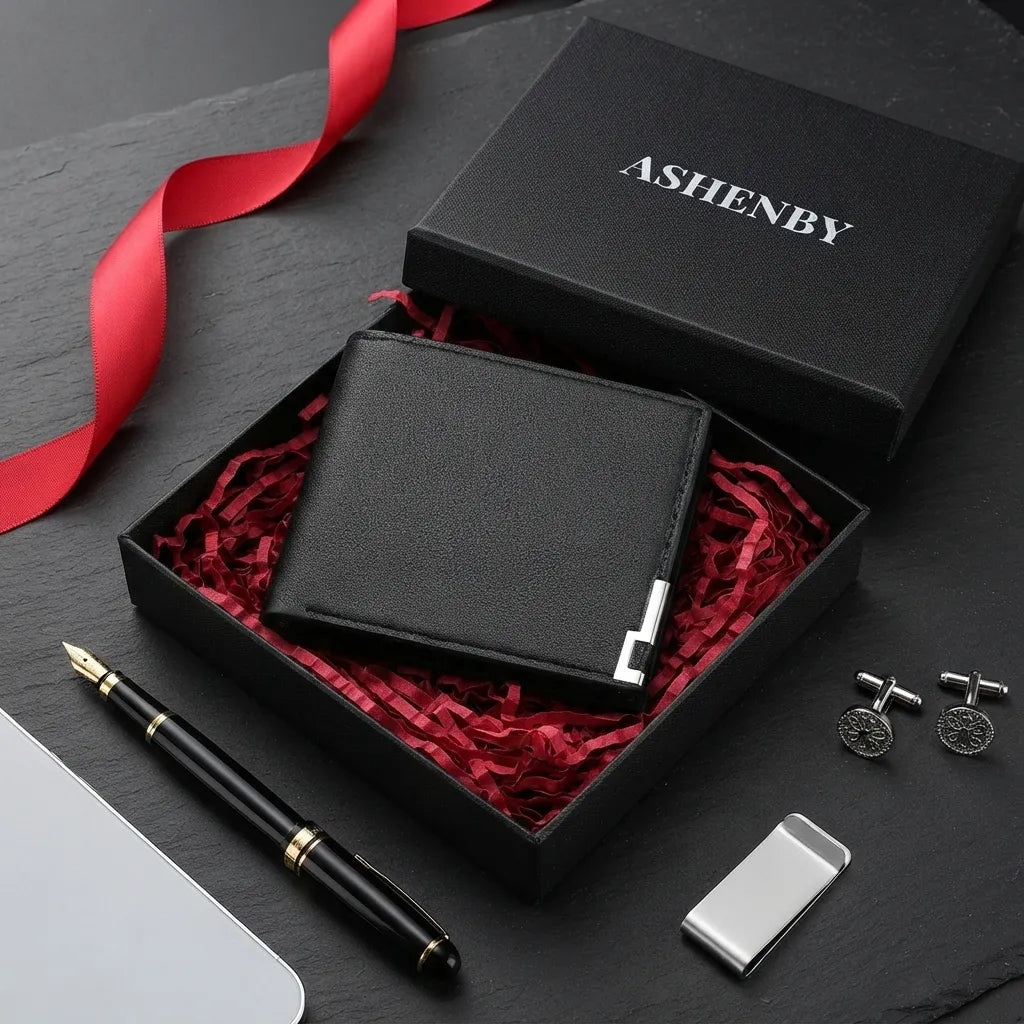Cartera para Hombre Slim de Piel Auténtica
