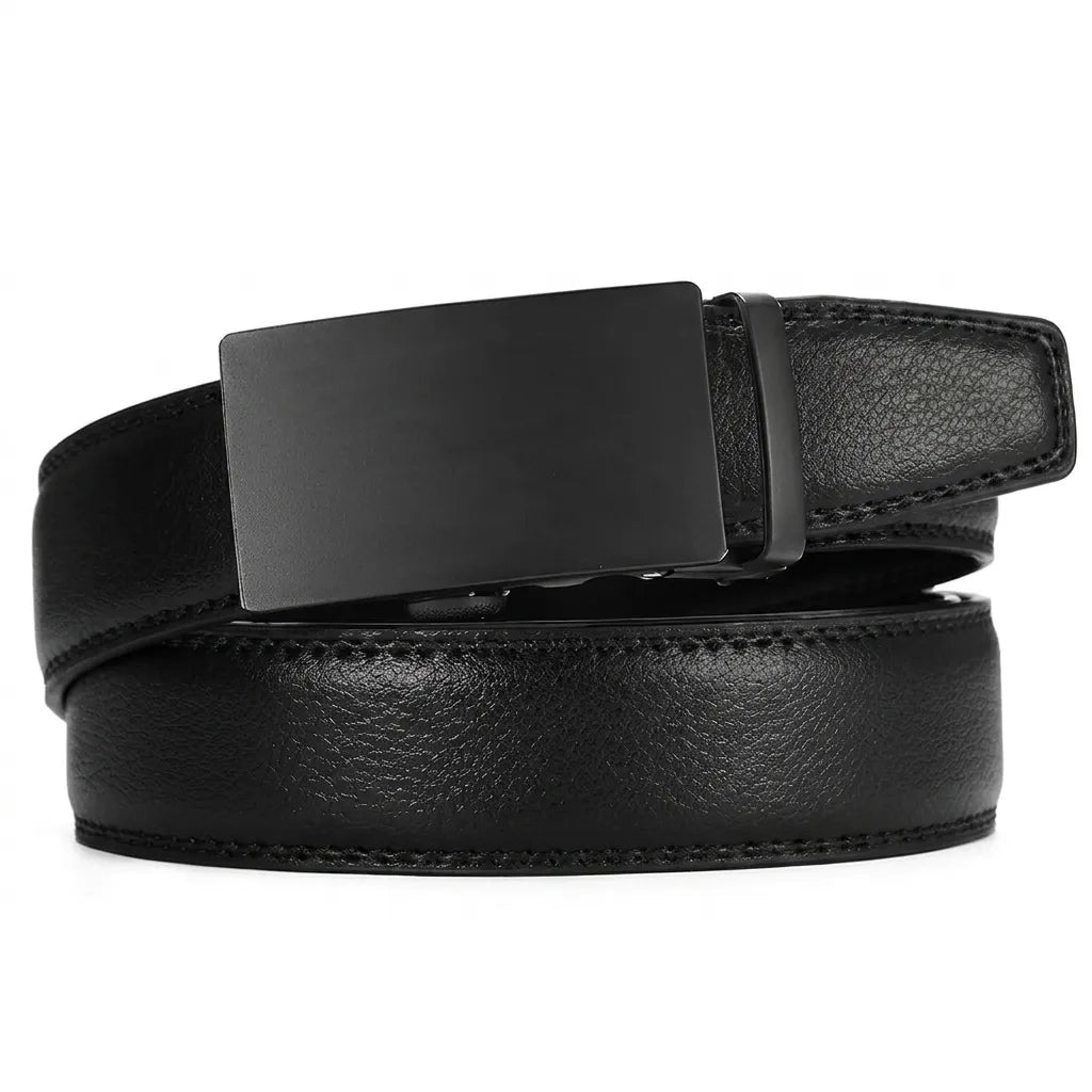 Cinturón de Piel para Hombre Ajustable - ASHENBY