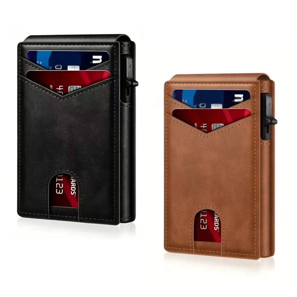 CARTERA PARA HOMBRE SLIM ASHENBY CON PROTECCIÓN RFID - ¡COMPRA 1 y LLÉVATE 1 GRATIS!