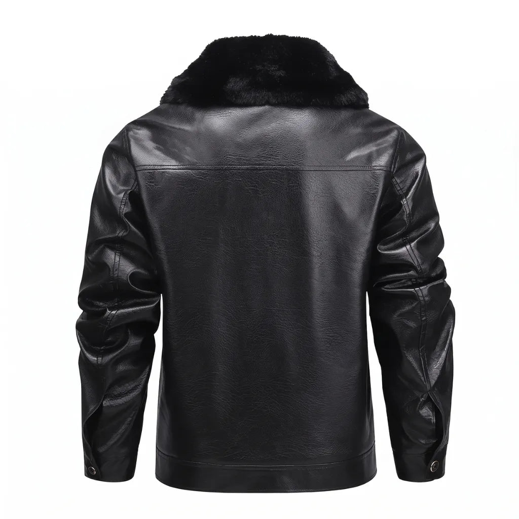 Chamarra de piel hombre - Ashenby