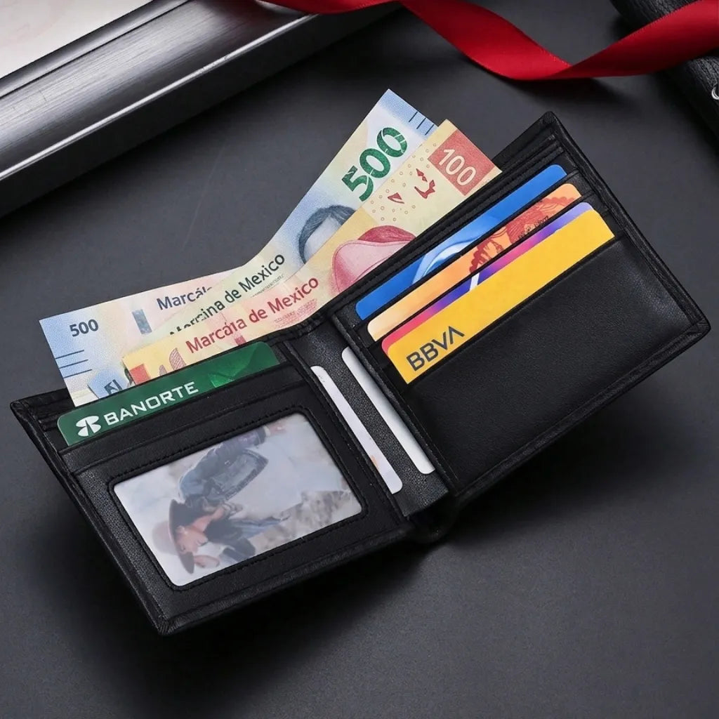 Kit Ejecutivo ASHENBY - Cinturón y Cartera de Piel para Hombre
