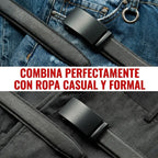 Cinturón de Piel para Hombre Ajustable - ASHENBY