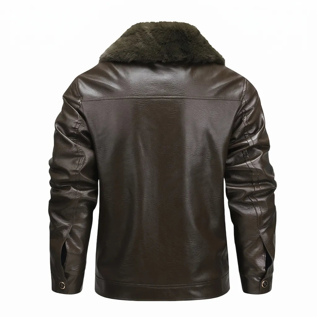 Chamarra de piel hombre - Ashenby