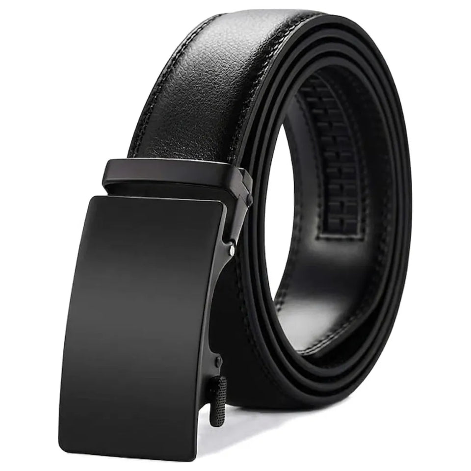 Cinturón de Piel para Hombre Ajustable - ASHENBY