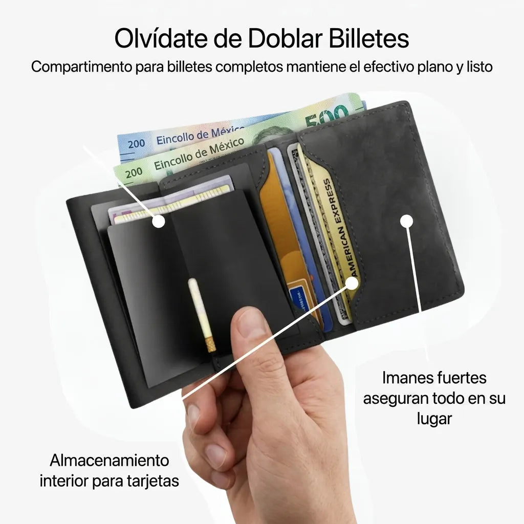 CARTERA ANTIRROBO CON PROTECCIÓN RFID - ¡COMPRA 1 y LLÉVATE 1 GRATIS!