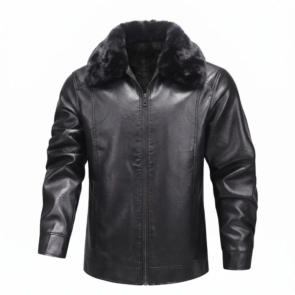 Chamarra de piel hombre - Ashenby