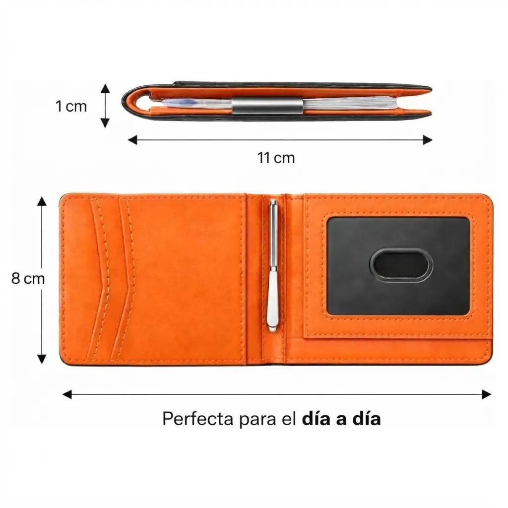 CARTERA PARA HOMBRE ASHENBY DE FIBRA DE CARBONO CON CLIP PARA DINERO Y PROTECCIÓN RFID | ¡COMPRA 1 y LLÉVATE 1 GRATIS!