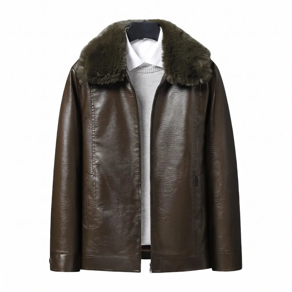 Chamarra de piel hombre - Ashenby
