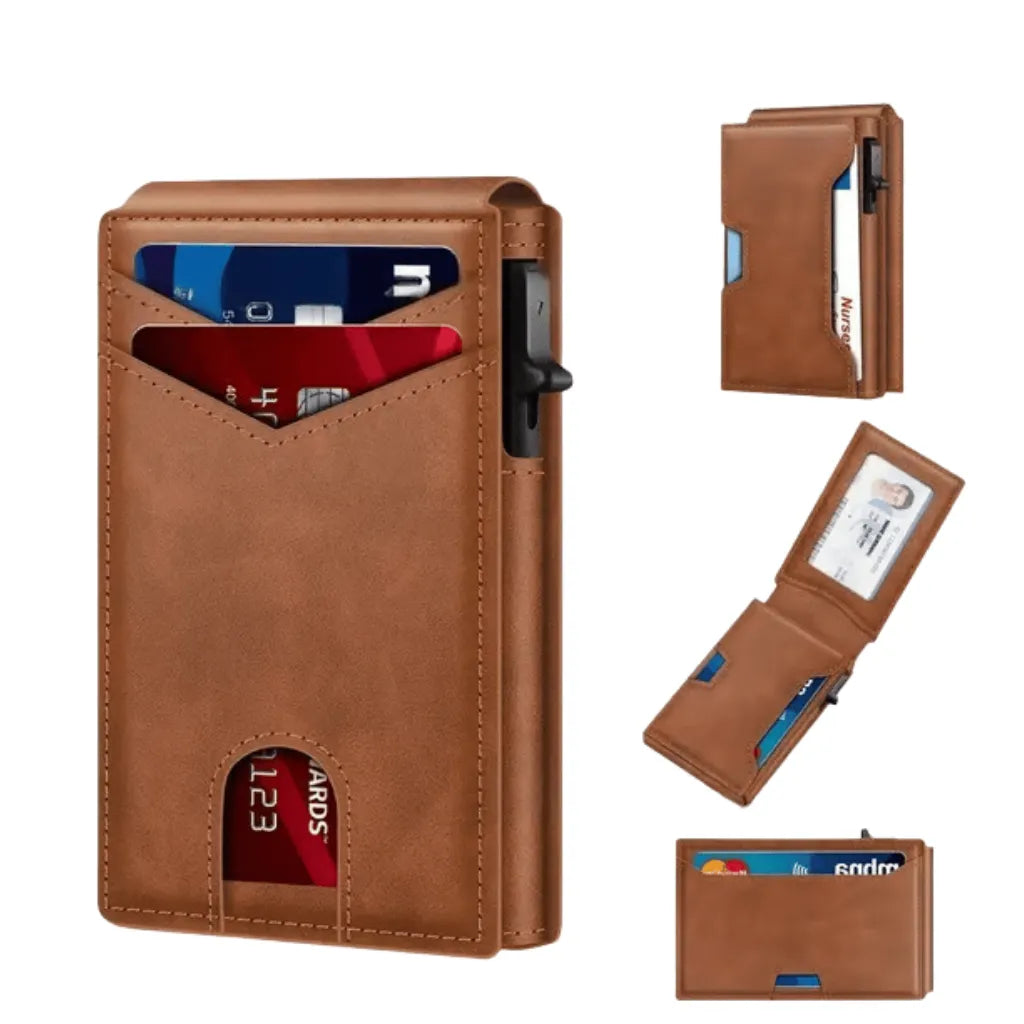 CARTERA PARA HOMBRE SLIM ASHENBY CON PROTECCIÓN RFID