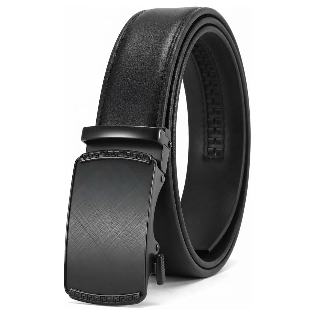 Cinturón de Piel para Hombre con Caja de Regalo - ASHENBY