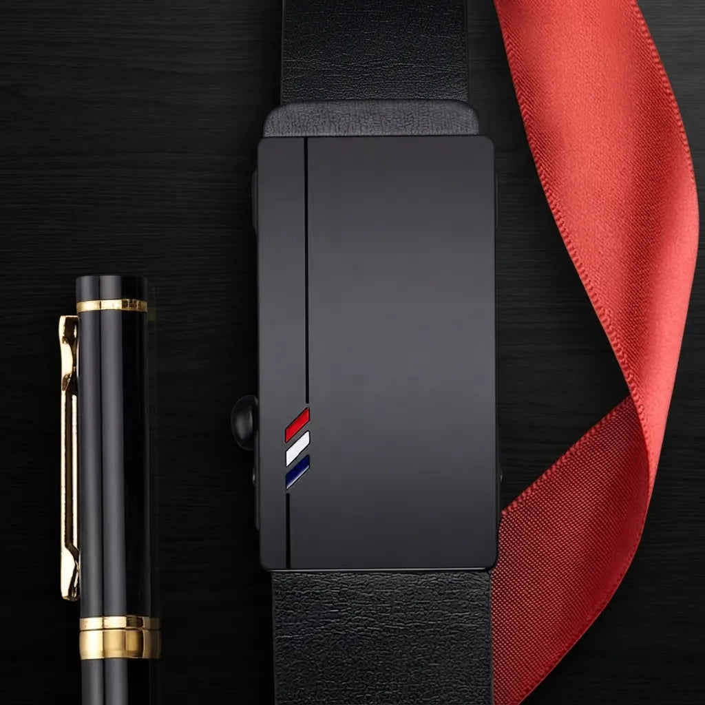 Kit Ejecutivo ASHENBY - Cinturón y Cartera de Piel para Hombre