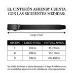 Kit Ejecutivo ASHENBY - Cinturón y Cartera de Piel para Hombre